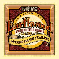 Изображение Ernie Ball 2061 струны для 5 стр. банджо Earthwood 80/20 Bronze Frailing (10-13-15-24w-10)