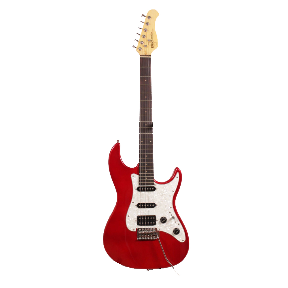Изображение Elioth S303 Stratocaster, S/N: 132320486, HSS, красный, перламутровый пикгард