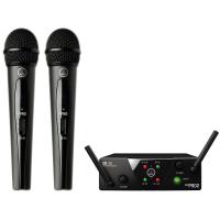 Изображение AKG WMS40 Mini2 Vocal Set BD US25B/D (537.900&540.400) Вокальная радиосистема с 2-мя ручными передат