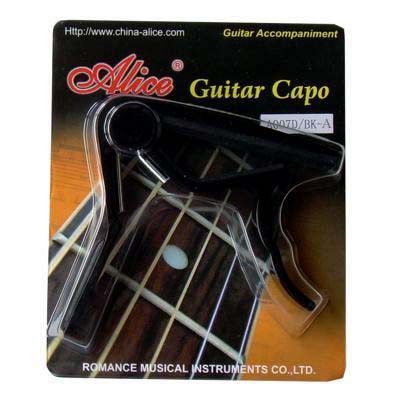 Изображение ALICE A007D/BK-A Каподастр для акустической гитары
