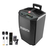 Изображение MALATA L-12 9017A Активная акустическая система 12" 100 W + 2 радиомикрофона + блок питания