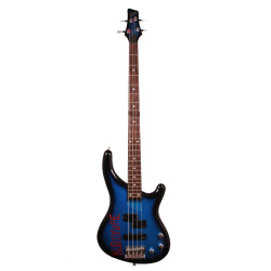 Изображение Greco Phoenix Precision Jazz Bass Japan Бас-гитара б/у, s/n B027372 (376), синий Sunburst