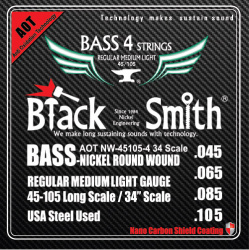 Изображение BLACKSMITH ANW-45105-4 Струны для бас-гитары 4-стр.