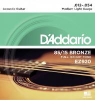 Изображение D`ADDARIO EZ920 012-054 Струны для акустической гитары 