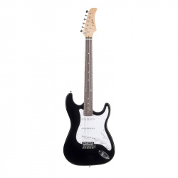 Изображение FABIO ST100BK Электрогитара Stratocaster SSS, цвет: чёрный