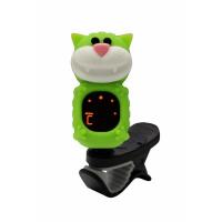 Изображение FLIGHT CAT Тюнер хроматический, кот, цвет: зелёный