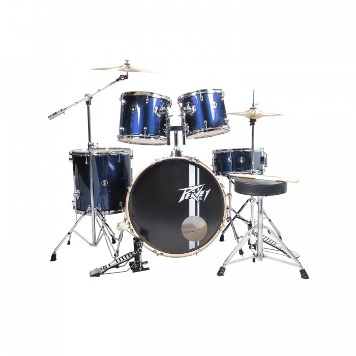 Изображение Peavey PV 5PC Drum Set - Blue Барабанная установка