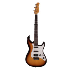 Изображение ELIOTH S SERIES STRATOCASTER Электрогитара Б/У, s/n 132450960, sunburst, перламутровый пигард