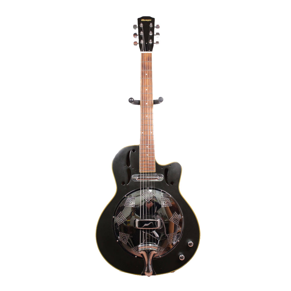 Изображение Morris Resonator Guitar Электроакустическая гитара с резонатором б/у, черный