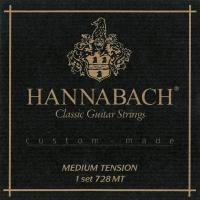Изображение HANNABACH 728MT Струны для классическо гитары, Custom Made Black, среднее натяжение