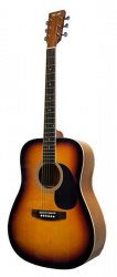 Изображение HOMAGE LF-4110-SB Акустическая 6-струнная гитара 41", цвет: Sunburst
