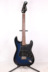 Изображение Photogenic Stratocaster Электрогитара б/у, HSS, Blueburst, Черный пикгард