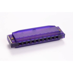 Изображение HOHNER Translucent Purple (M1110P) - губная гармоника детская, тональность C, цвет прозрачный фиолет