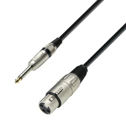 Изображение SHNOOR IC124-XFJM-1,5m Микрофонный кабель с разъёмами XLR(F)-Jack(M) mono 1,5м