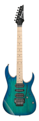Изображение Ibanez RG480AH Superstrat Электрогитара б/у, s/n F9846391, HSH, зеленый рисунок дерева, колки Gotoh