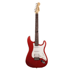 Изображение Busker's BH1/CAR Stratocaster, s/n 435176, HSS, Красный, белый пикгард