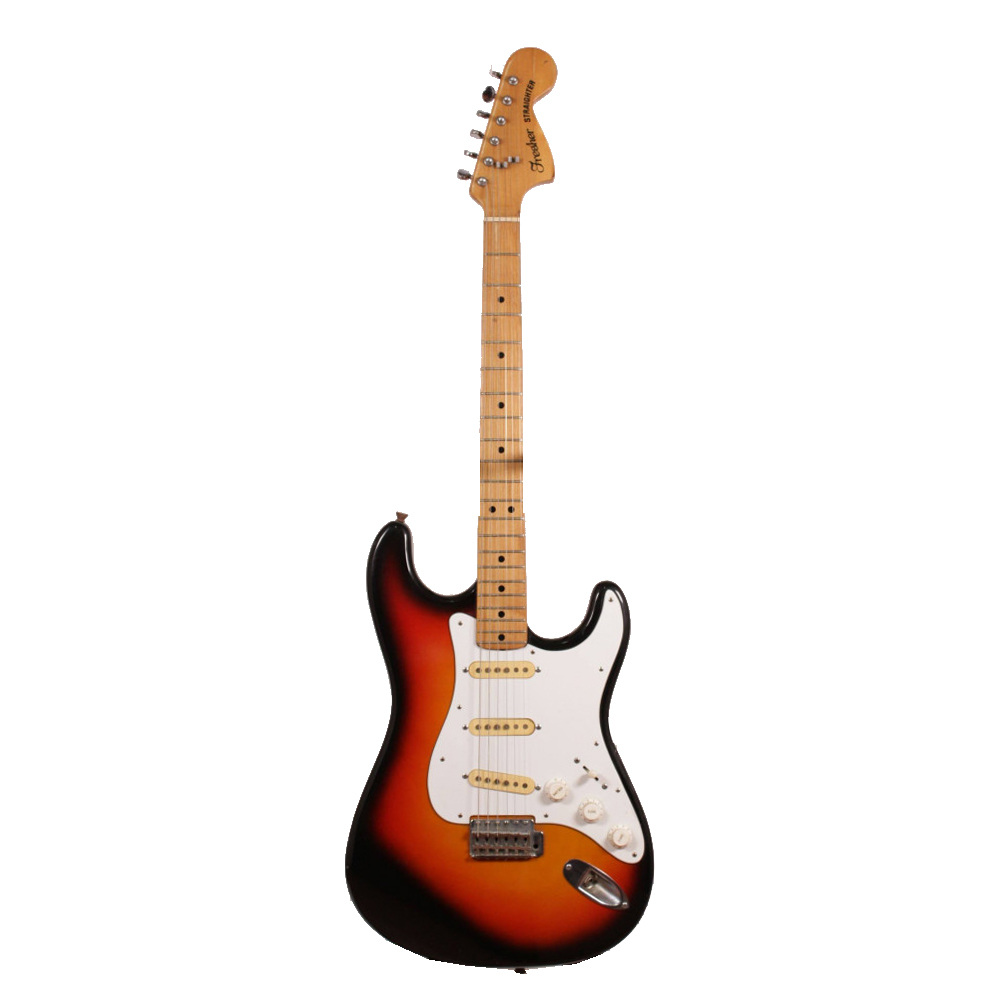 Изображение Fresher Straighter Stratocaster Japan, SSS, sunburst, белый пикгард