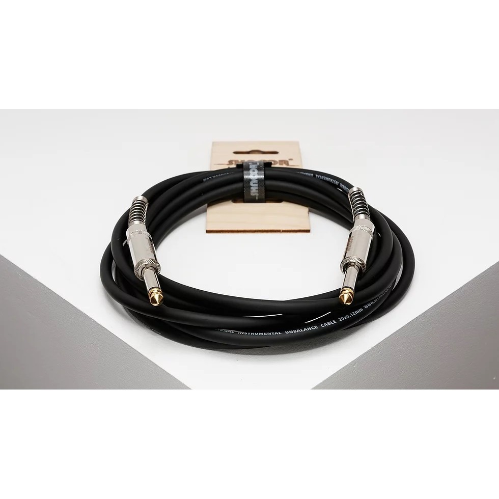 Изображение SHNOOR IC124-JMeJMe-1m Инструментальный кабель с разъёмами 1/4" TS Jack (моно) длина 1 м