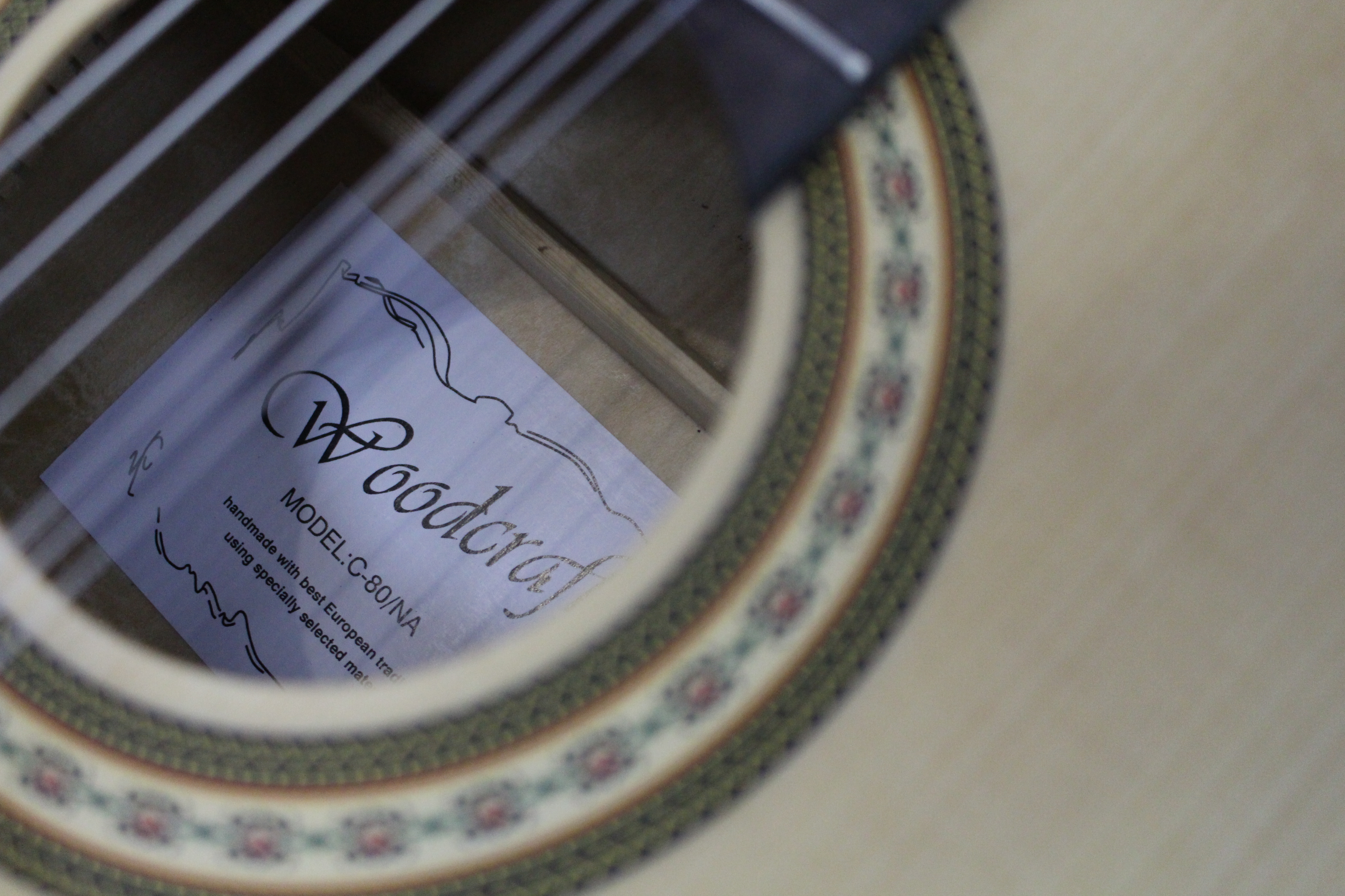 Изображение WOODCRAFT C-80/NA Гитара классическая размер 3/4 (Пр-во КНР) АНКЕР