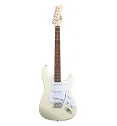 Изображение FENDER SQUIER BULLET STRAT HT AWT электрогитара, фикс. бридж, цвет белый