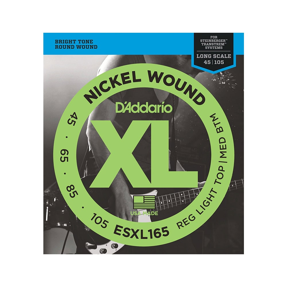 Изображение D`ADDARIO ESXL165 045-105 Струны для бас-гитары, шарики на 2 концах, long scale