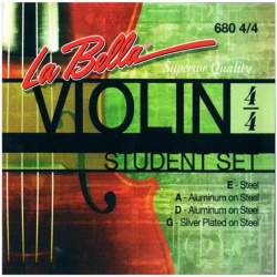 Изображение LA BELLA 680 Комплект струн для скрипки 4/4, металл
