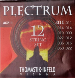 Изображение THOMASTIK AC211 Plectrum Струны для 12-струнной акустической гитары, сталь\бронза, 11-50