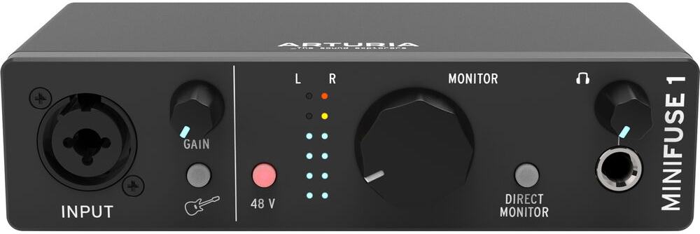 Изображение Arturia MiniFuse 1 Black Аудиоинтерфейс