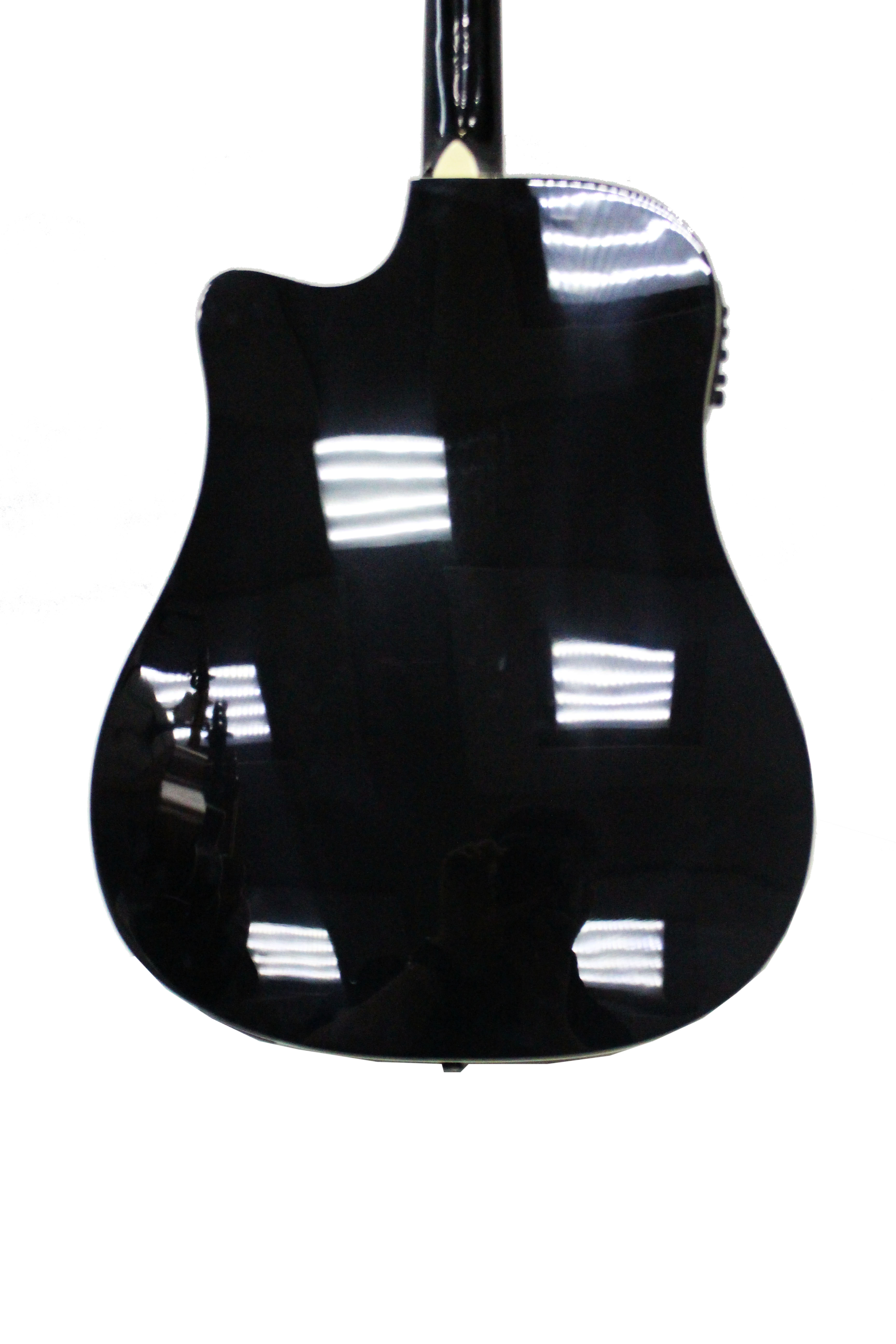 Изображение KEPMA D1CE BK Электроакустическая гитара + КАБЕЛЬ Цвет Черный