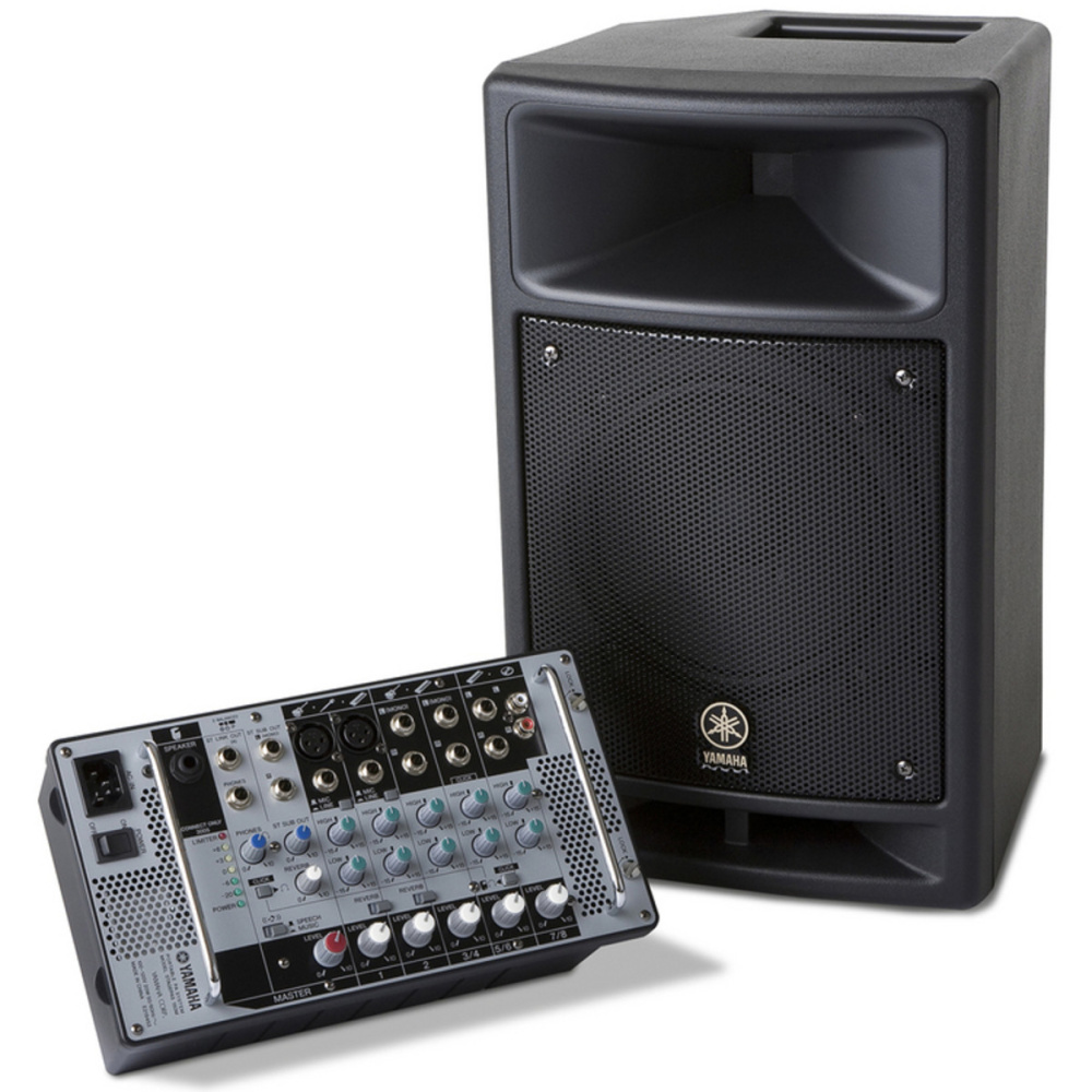 YAMAHA STAGEPAS150M Звукоусилительный комплект 150Вт Изображение YAMAHA STAGEPAS150M Звукоусилительный комплект 150Вт
