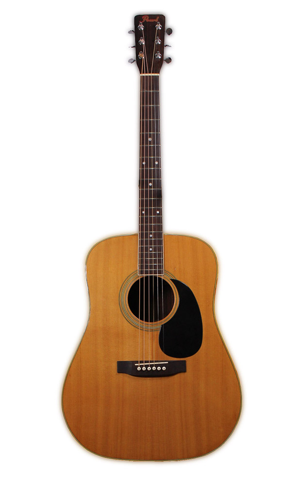 Изображение Pearl Guitar Акустическая гитара б/у, натуральный, черный пикгард