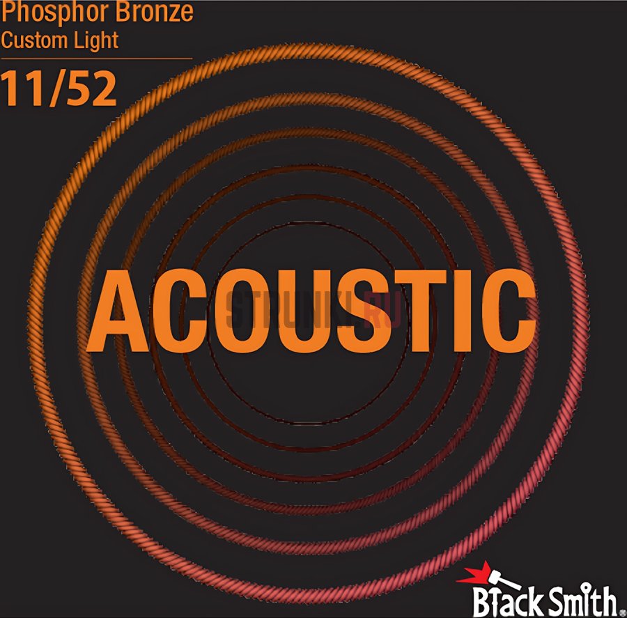 Изображение Blacksmith PB1152 011-052 Струны для акустической гитары