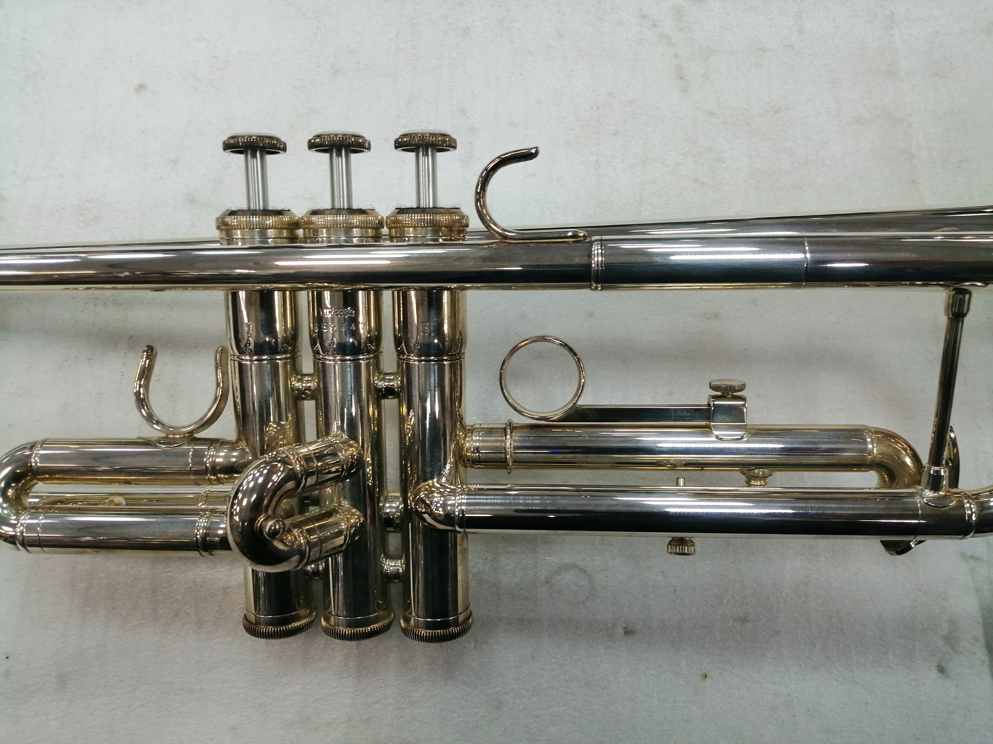 Изображение YAMAHA YTR-3335 Труба Б\У, Серебро s\n:C59440, +Кейс, салфетка, Jupiter7c, Yamaha 11B4