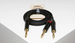 Изображение SHNOOR MJ2JM-6m Кабель mini-Jack-ст.-2хJack-моно 6 метра