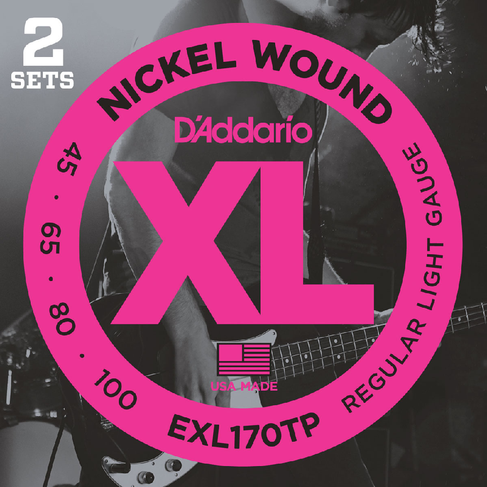 Изображение D`ADDARIO EXL170TP 045-100 Двойной комплект струн 
