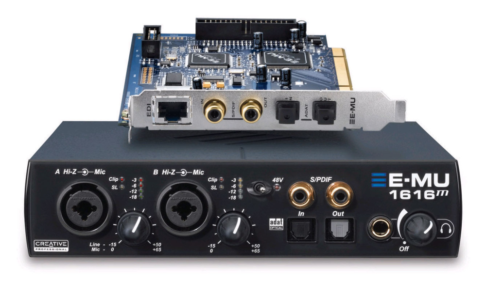 Изображение CREATIVE E-MU 1616M PCIe Звуковая плата