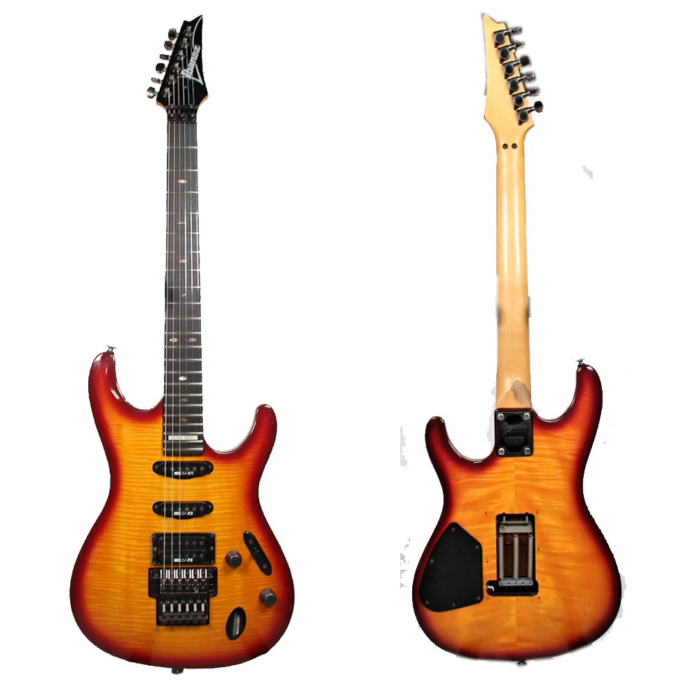 Ibanez 540S Custom Made Электрогитара Б/У, цвет: санберст, волнистый клен, с/н: F202759 Изображение Ibanez 540S Custom Made Электрогитара Б/У, цвет: санберст, волнистый клен, с/н: F202759