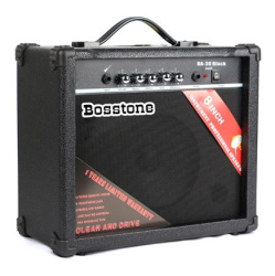 Изображение Bosstone BA-30W Black Комбоусилитель для бас гитары: Мощность - 30 Ватт, Динамик 8"