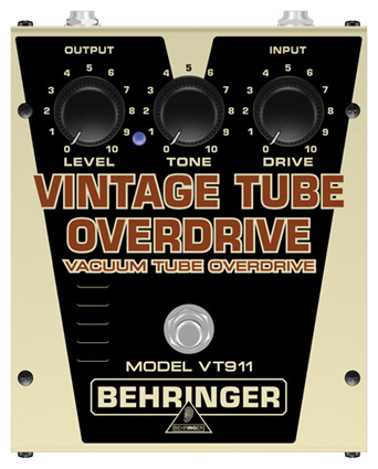 Изображение BEHRINGER VT911 Педаль гитарная Tube Overdrive