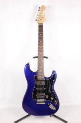 Изображение Aiersi Stratocaster Электрогитара б/у, HSH, Темно-Синий, Черный пикгард