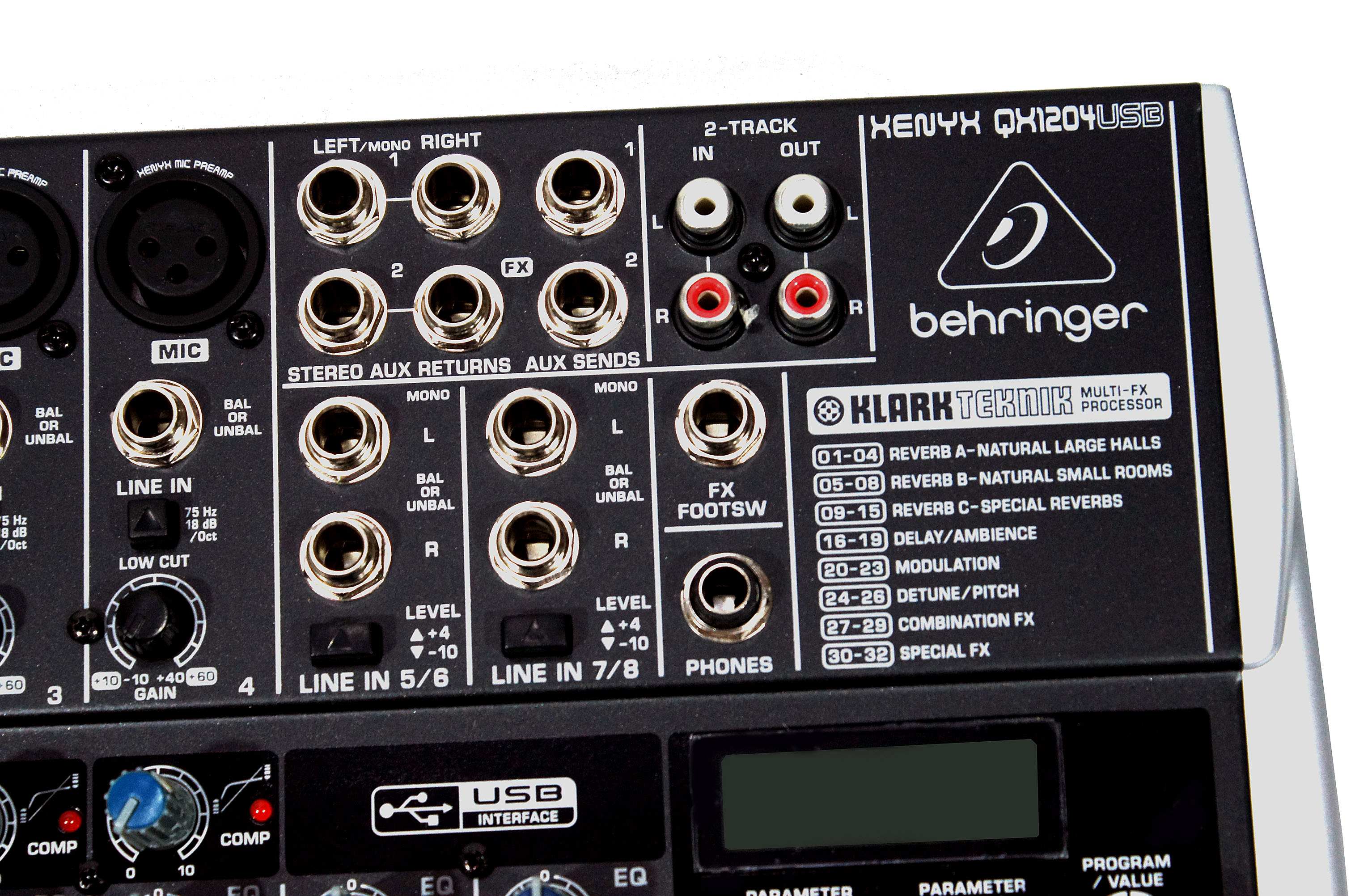 Изображение BEHRINGER XENYX QX1204USB Микшерный пульт