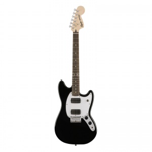 FENDER SQUIER BULLET MUSTANG HH BLK электрогитара, цвет черный Изображение FENDER SQUIER BULLET MUSTANG HH BLK электрогитара, цвет черный