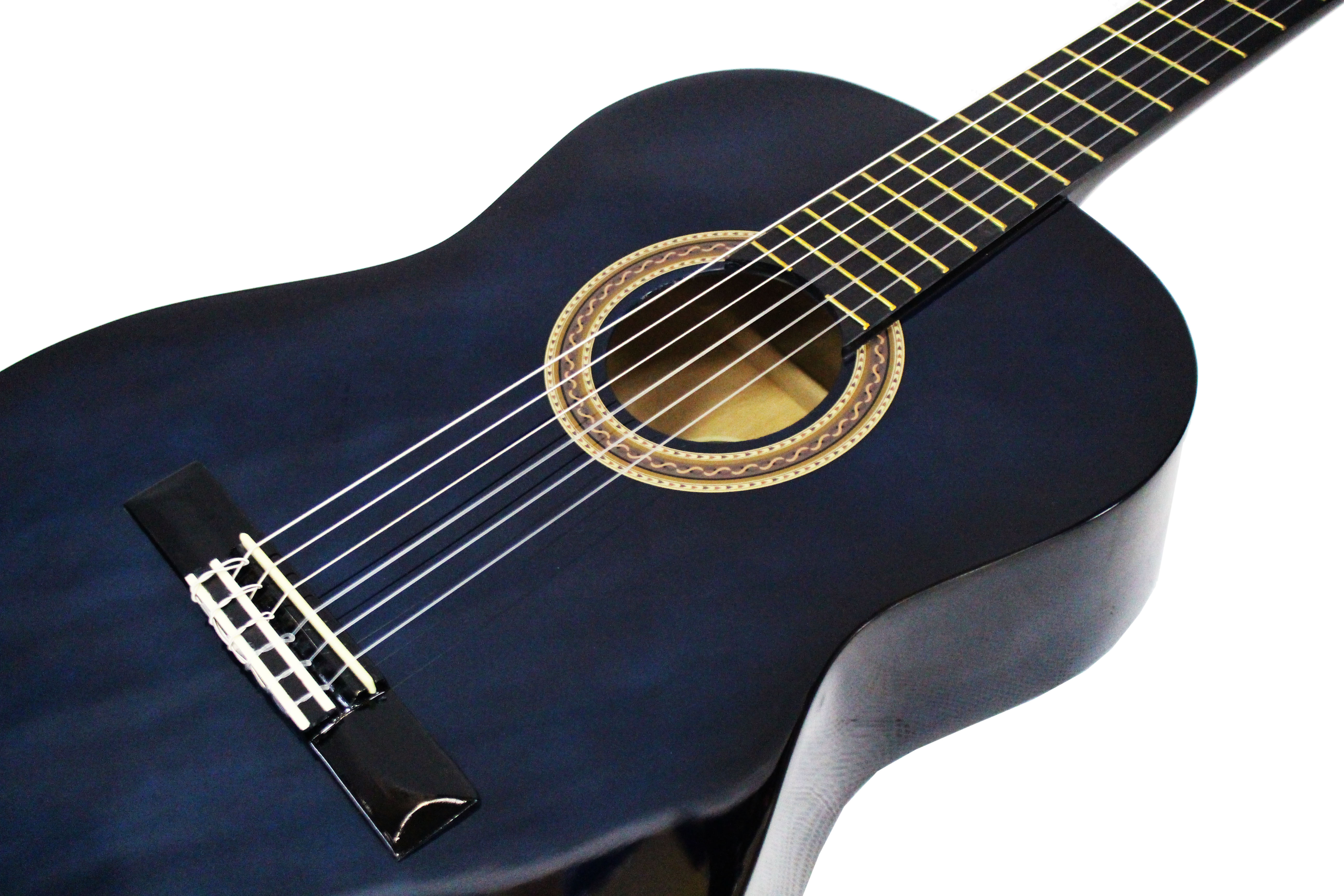 Изображение VALENCIA VC104 BUS Классическая гитара, голубой санбёрст