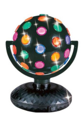Изображение СИГНАЛ 116 Диско-шар настольный, диаметр 6,5", мощ