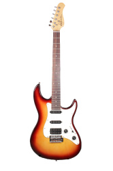 Изображение Elioth S303 Stratocaster Электрогитара б/у, s/n 112421972, HSS, Sunburst, Белый пикгард