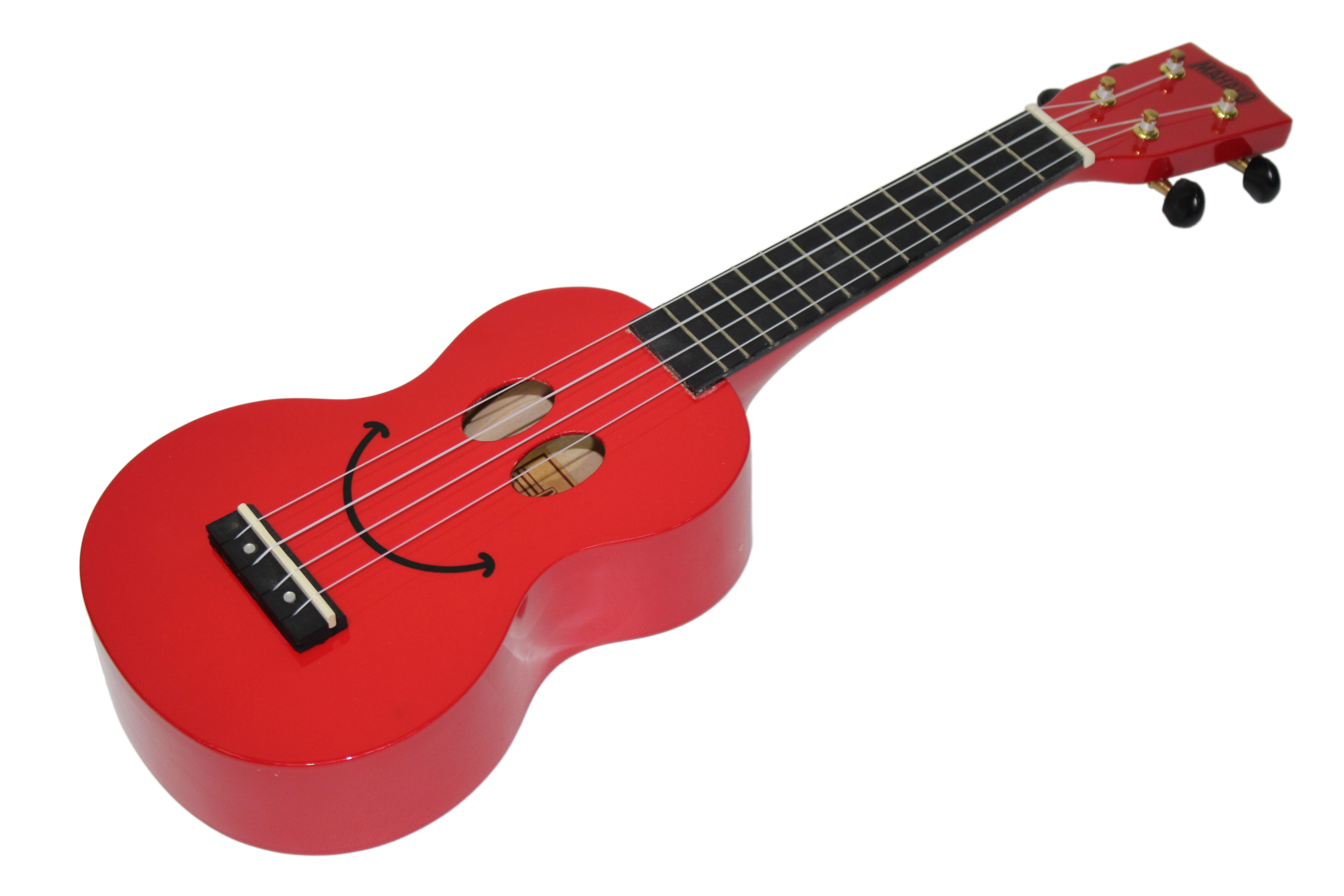 Изображение MAHALO U-Smile RD Укулеле Сопрано + ЧЕХОЛ, цвет красный