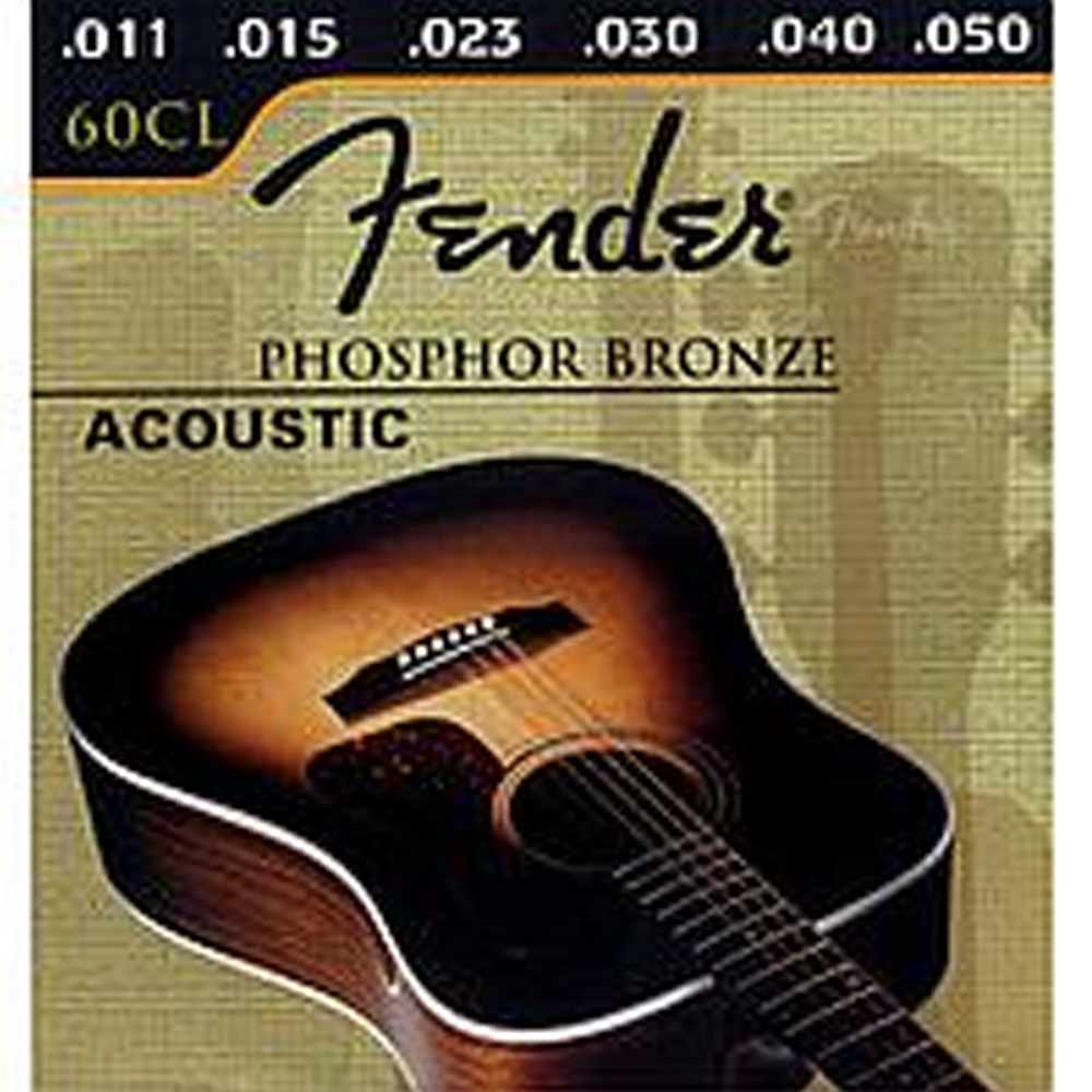 Изображение FENDER 60CL 011-050 Струны для акустической гитары 