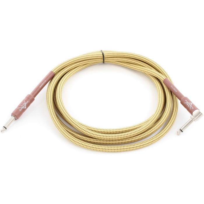 Изображение FENDER CUSTOM SHOP 18.6' INSTRUMENT CABLE TWEED Инструментальный кабель, 5,5 м. в оплетке