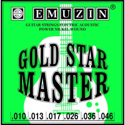 Изображение EMUZIN 6ГСМ-03 "GOLD STAR MASTER" с обмоткой из нержавеющей стали 010-046