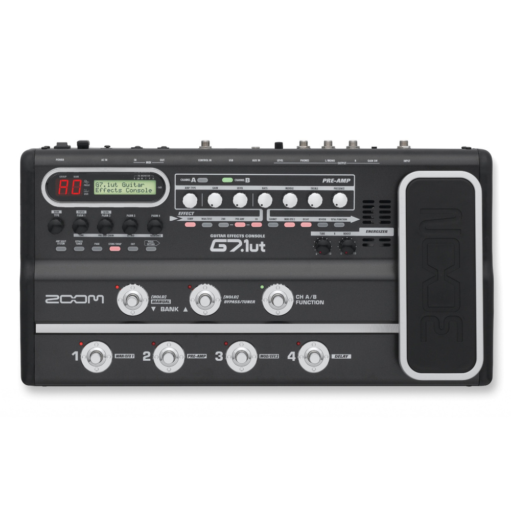 Изображение ZOOM G7.1UT Процессор эффектов для электрогитары
